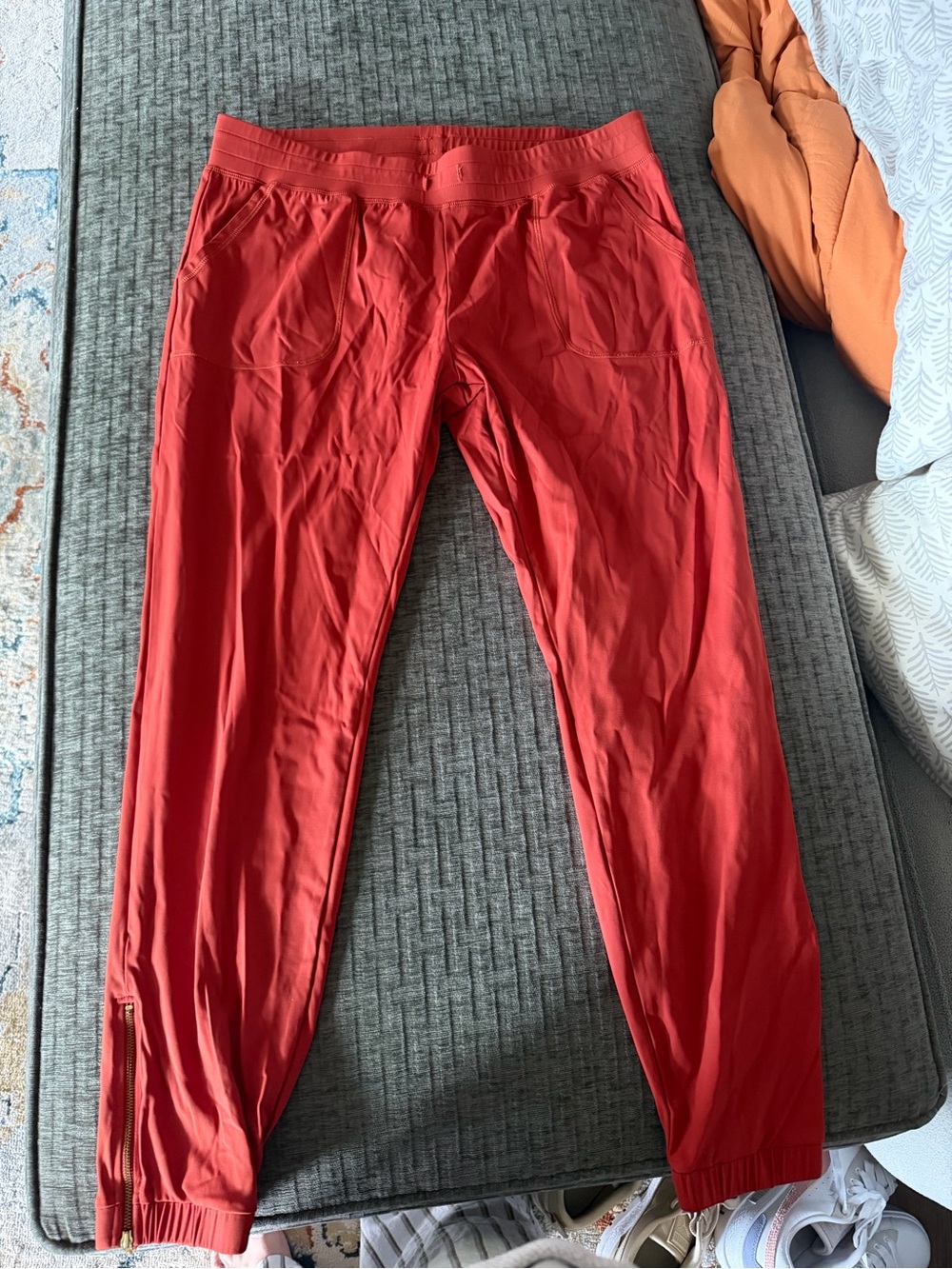 ZYIA Red Women's Track Jogger Pants
